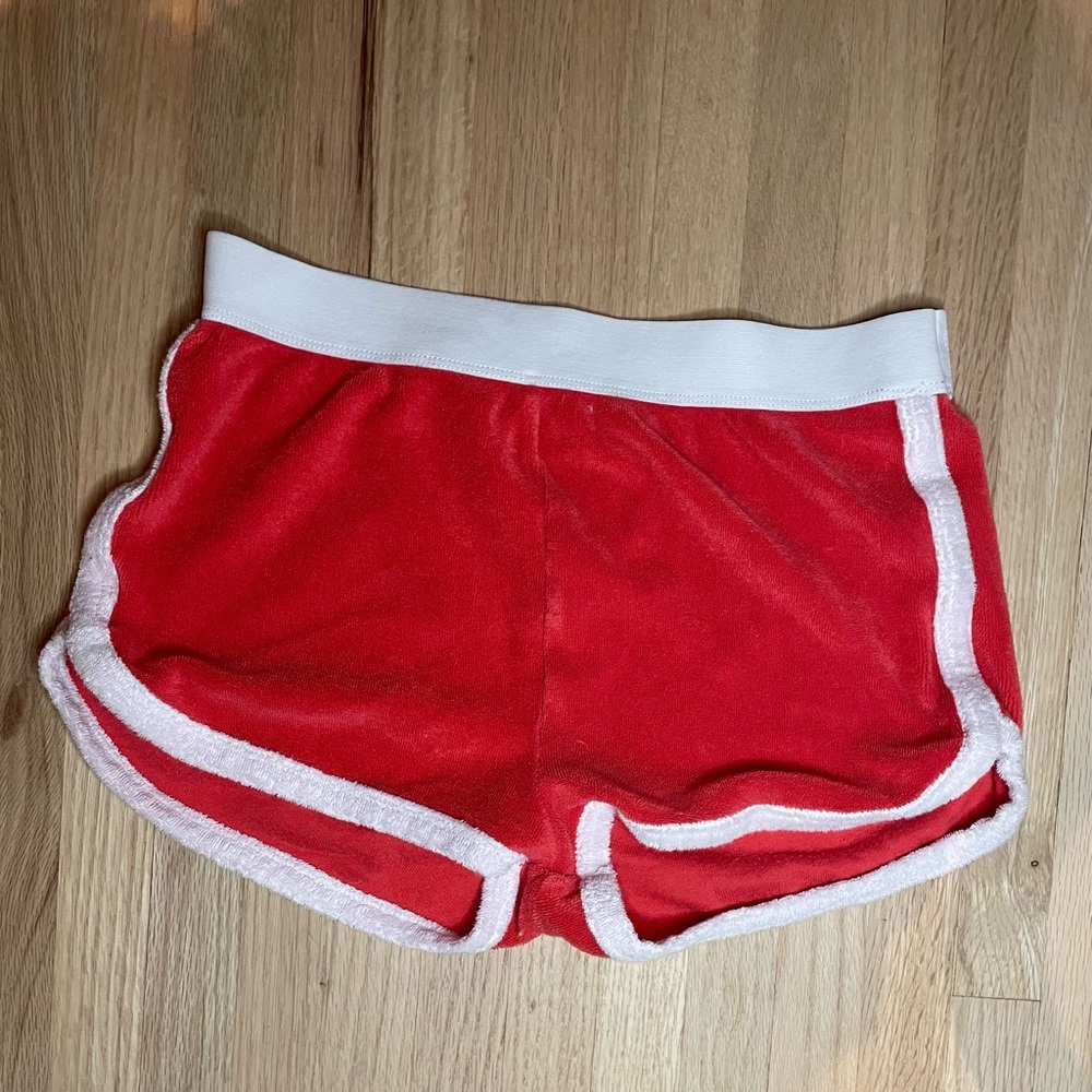 Zara red lounge short